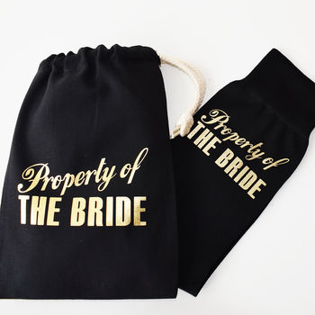 Property Of The Bride, Groom Wedding Socks, 4 of 8