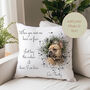 Personalised Pet Loss Gift, Pet Memorial Cushion, thumbnail 1 of 2