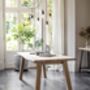 Oak Veneer Dining Table, thumbnail 2 of 4