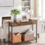 Console Table Industrial Style Sofa Table Steel Frame, thumbnail 4 of 7