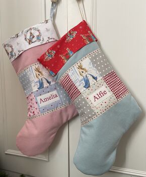 Patchwork Christmas Stocking, 4 of 6