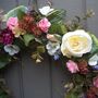 Summer Wedding Rosey Posy Decorative Wreath, thumbnail 3 of 8
