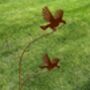 Two Flying Brids Double Garden Art, thumbnail 2 of 2