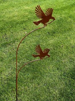 Two Flying Brids Double Garden Art, 2 of 2