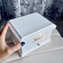 Personalised White Wooden Jewellery Box, thumbnail 2 of 4