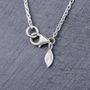 Forget Me Not Silver Necklace, thumbnail 4 of 4