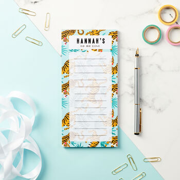 Personalised Patterned To Do Planner Notepad, 3 of 11