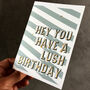 Have A Lush Birthday Card, thumbnail 3 of 5