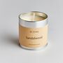 Sandalwood Scented Tin Candle, thumbnail 2 of 4