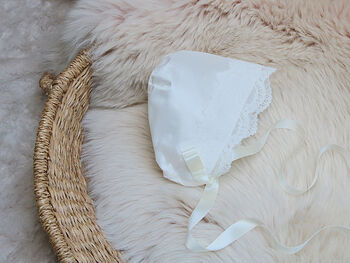 Scarlett Christening Bonnet, 9 of 11