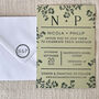 Minimalist Wedding Invitation Stamp, thumbnail 8 of 9