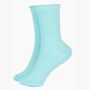 Women's Glitter Socks Duck Egg Blue, thumbnail 1 of 2