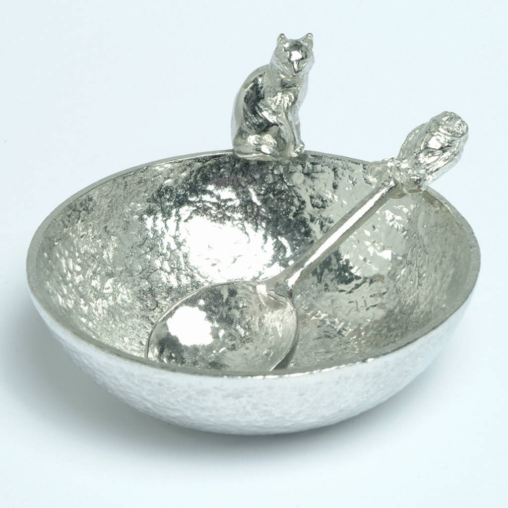 Owl And Pussy Cat Bowl And Spoon Set, Wedding Gifts, 1 of 6