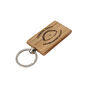 Cornish Gifts 'Cornish Pasty…' Rectangular Oak Keyring, thumbnail 3 of 4