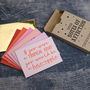 Little Box Of Affection Note Cards, thumbnail 2 of 4