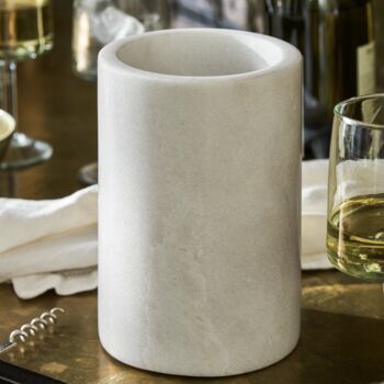 White Marble Wine Cooler, 2 of 3