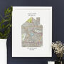 Personalised Our Home Map Print, thumbnail 3 of 11