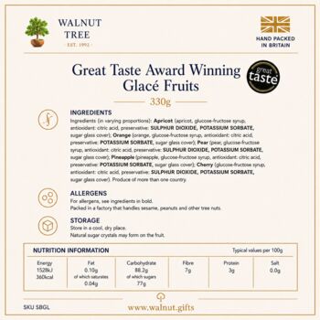 Great Taste Luxury Glacé Fruit Gift Box – 330g, 5 of 8