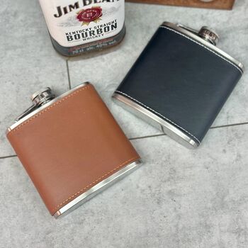 Personalised Tennis Tipple Hip Flask, 2 of 4