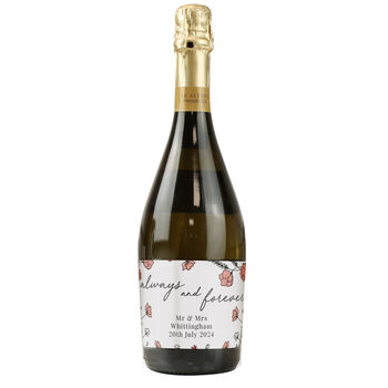 Personalised Floral Prosecco, 2 of 3