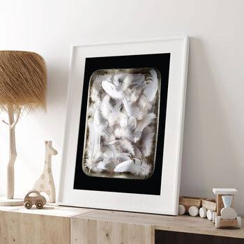 Personalised Feathers | Little Things In Tins Natural History Print, 2 of 3