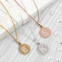 Personalised Genuine Diamond Initial Disc Necklace, thumbnail 5 of 11