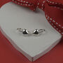 Set Of Three Classic Sterling Silver Drop Earrings For Christmas, thumbnail 2 of 6