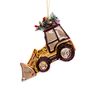 Festive Golden Tractor With Tree Bauble, thumbnail 2 of 3