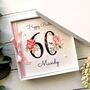 Personalised 60th Birthday Card. Handmade, thumbnail 2 of 8