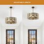 Five Light 50cm Dimmable Oversize Design Adjustable, thumbnail 9 of 11