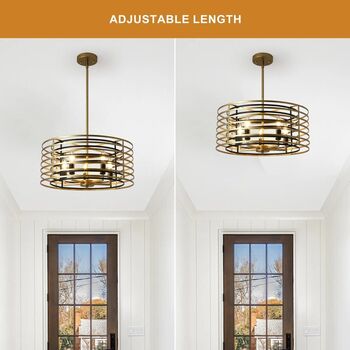 Five Light 50cm Dimmable Oversize Design Adjustable, 9 of 11