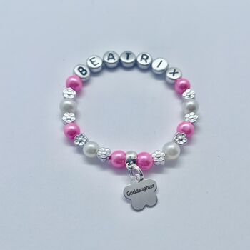 Personalised Goddaughter Charm Bracelet, 5 of 10
