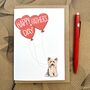 Yorkshire Terrier Father's Day Card, thumbnail 1 of 2