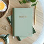 2026 Sage Green Week To View Personalised A5 Diary, thumbnail 1 of 10