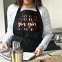 'Gin Gin All The Way' Gingle Bells Apron, thumbnail 1 of 3