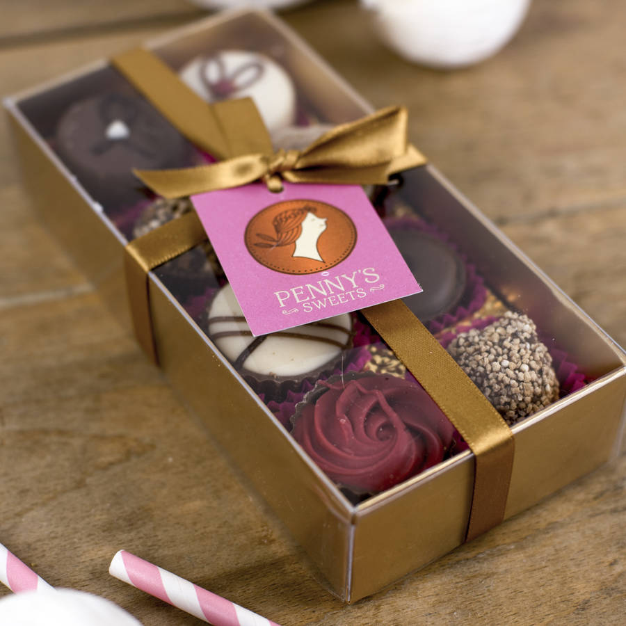 Handmade British Chocolate Box By Ocean Blue Candy | notonthehighstreet.com