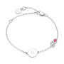 Mother And Daughter Sterling Silver Gemstone Bracelet – Personalised Gemstone Keepsake, thumbnail 2 of 5