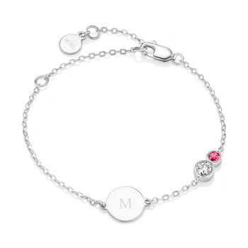 Mother And Daughter Sterling Silver Gemstone Bracelet – Personalised Gemstone Keepsake, 2 of 5