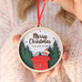 Red Postbox Personalised Christmas Decoration, thumbnail 1 of 5