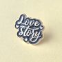 Love Story Swiftie Enamel Pin Badge, thumbnail 1 of 3