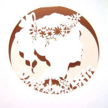 Flower Girl Boho Laser Cut Card, 5 of 6