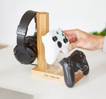 Personalised Controller And Headset Gaming Stand, 4 of 12