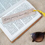 Bon Voyage 'Every Journey Has…' Oak Bookmark | Holiday Reading | Travel Accessory, thumbnail 1 of 2