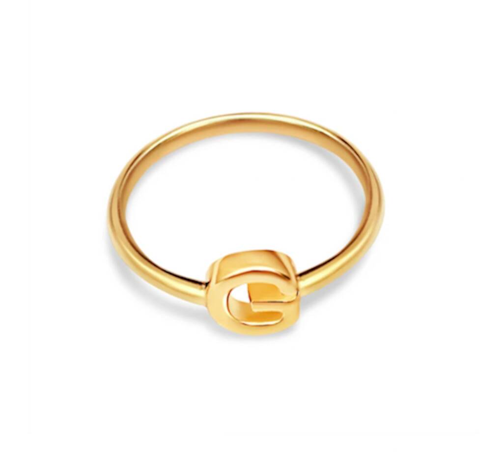 BOLD Initial Letter Ring – SAFONA