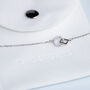 Sterling Silver Interlocking Shapes Pendant Necklace, thumbnail 4 of 5