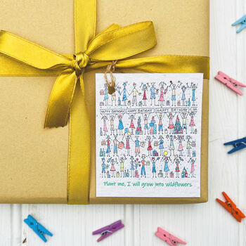 Birthday Seed Card Gift Tags, 2 of 6