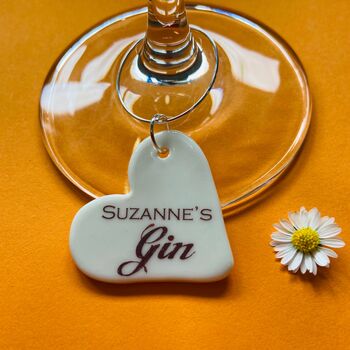Personalised Drink Glass Charm, 6 of 8