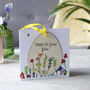 First Easter Floral Hanging Decoration And Card, thumbnail 6 of 6