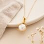 Personalised 9ct Gold Freshwater Pearl Necklace June Birthstone, thumbnail 4 of 11
