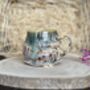 Vanilla Scented Candle In Handmade Porcelain Cup, thumbnail 2 of 5